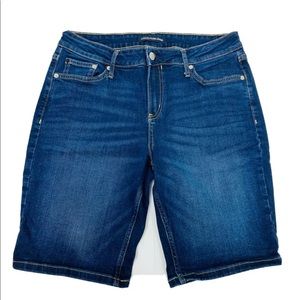 Calvin Klein Jean Bermuda Shorts Women's Size 10 Blue